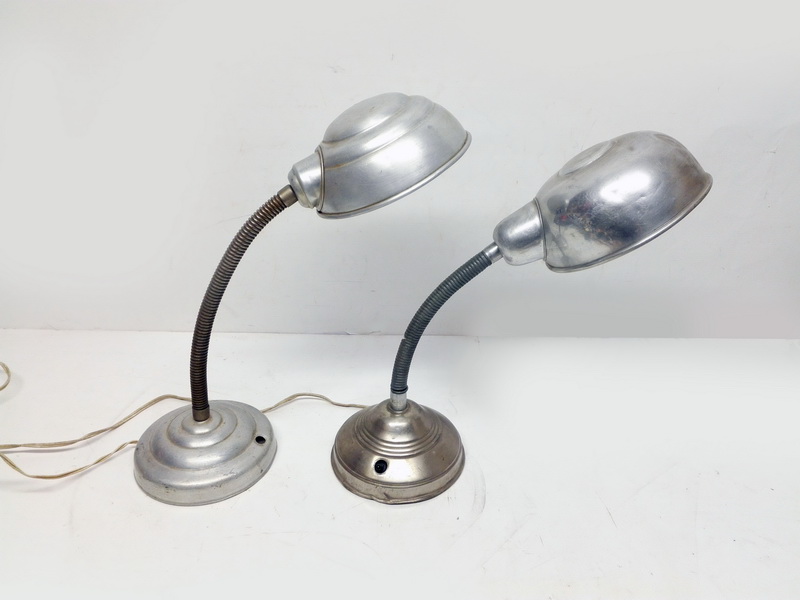 lampara sobremesa oficina flexo 50s metal rosca e27 35-38x15x28 1u